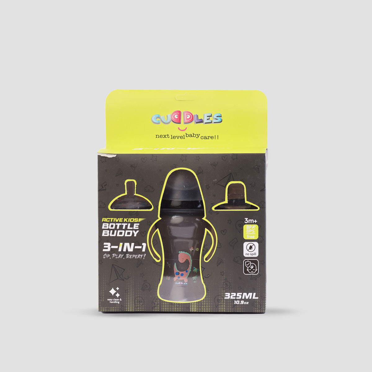 Cuddles Active Kids Buddy Bottle 3 in 1