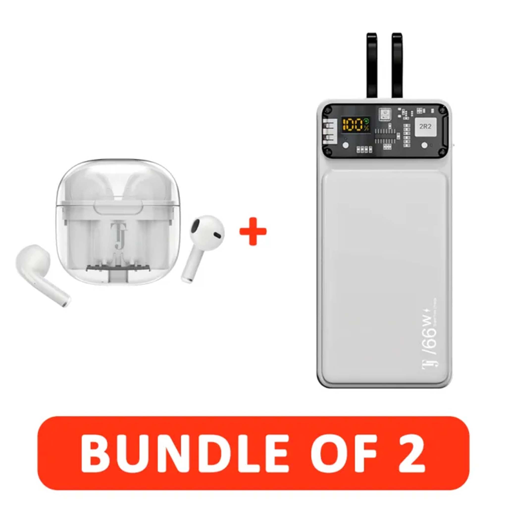 Wireless Earbuds  Bluetooth In Ear Headphones with Charging Case and Noise Cancellation
