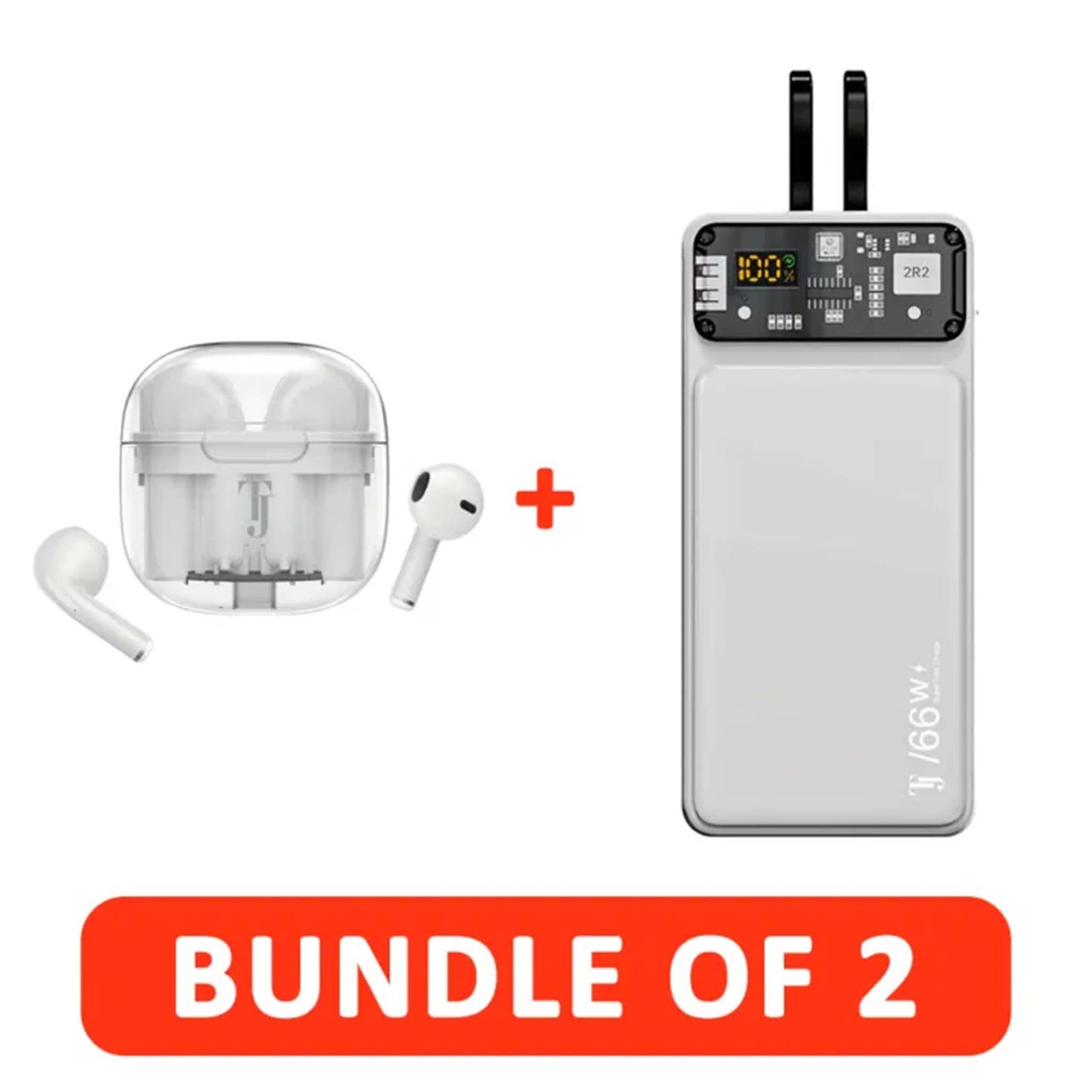 Wireless Earbuds  Bluetooth In Ear Headphones with Charging Case and Noise Cancellation