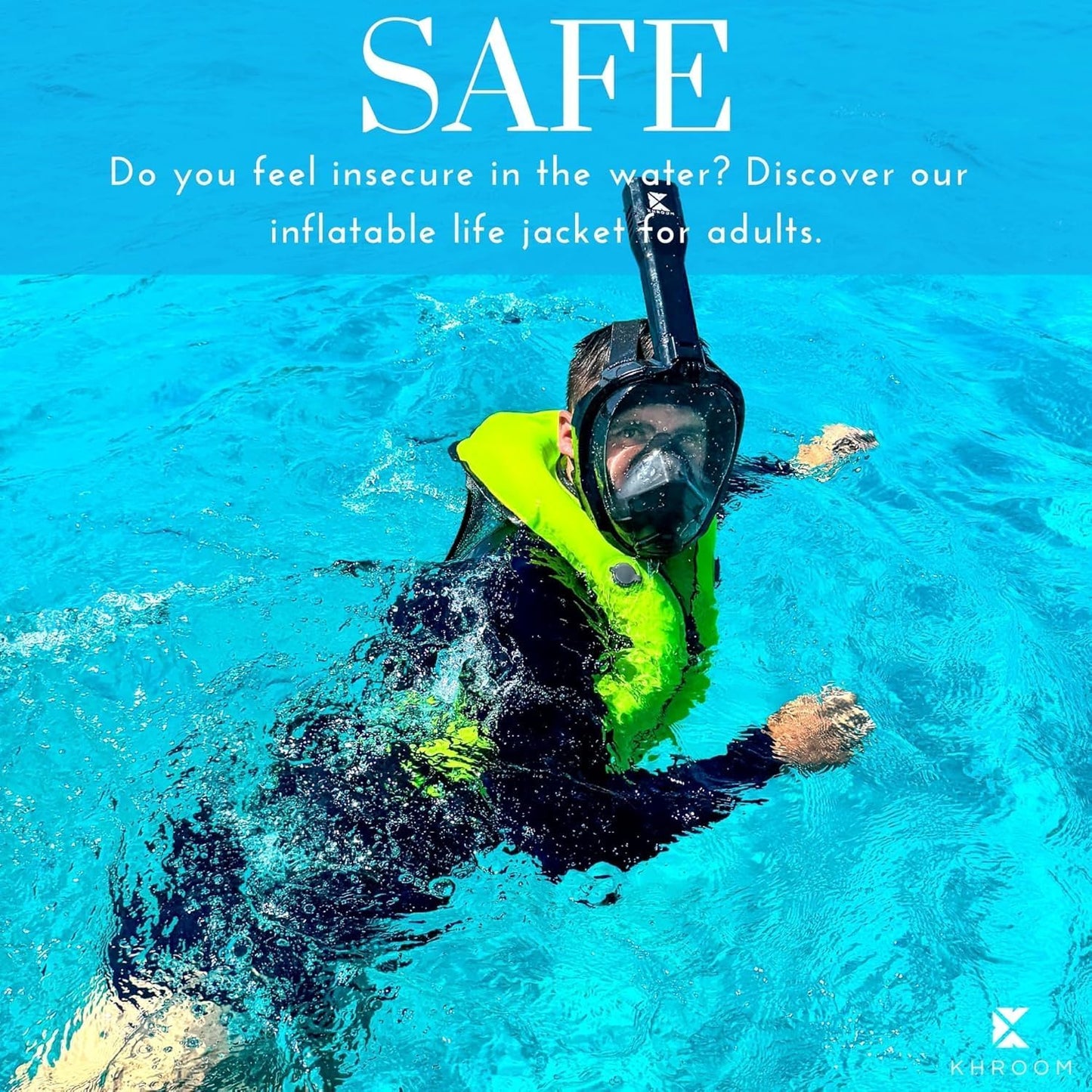 Khroom Full Face Snorkel Mask