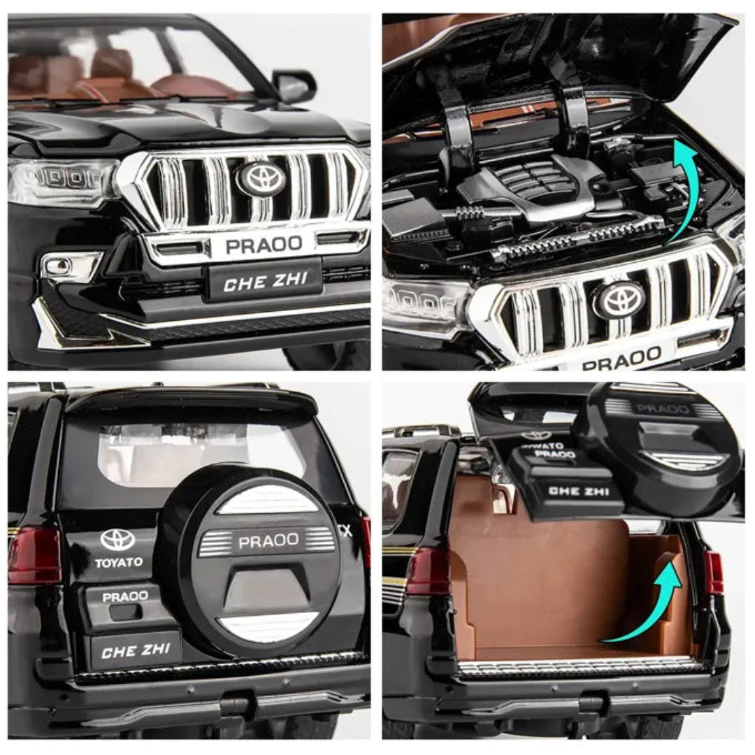 Off Road Black Prado Full Back