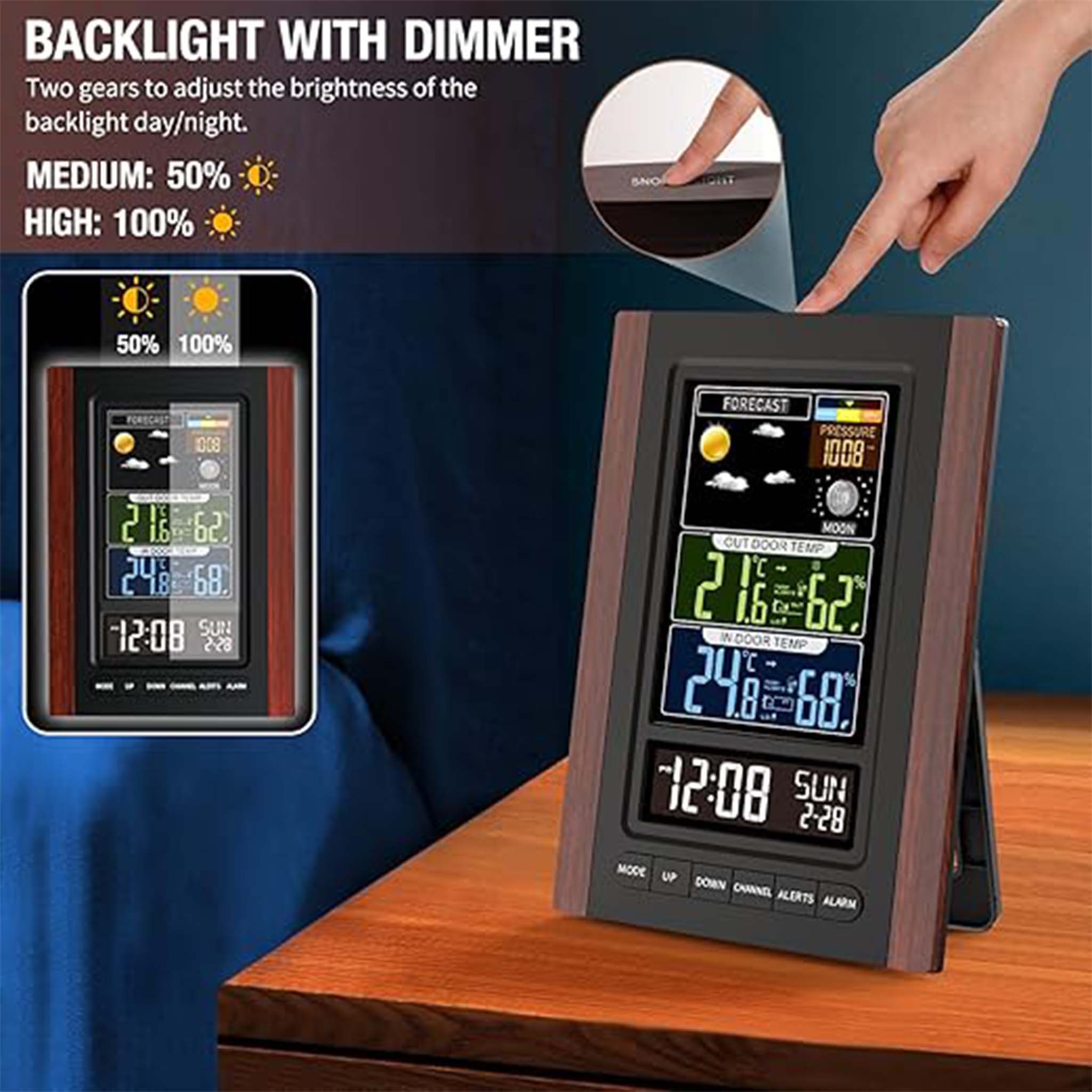 Weather Station  Digital Wireless Indoor and Outdoor Climate Monitor