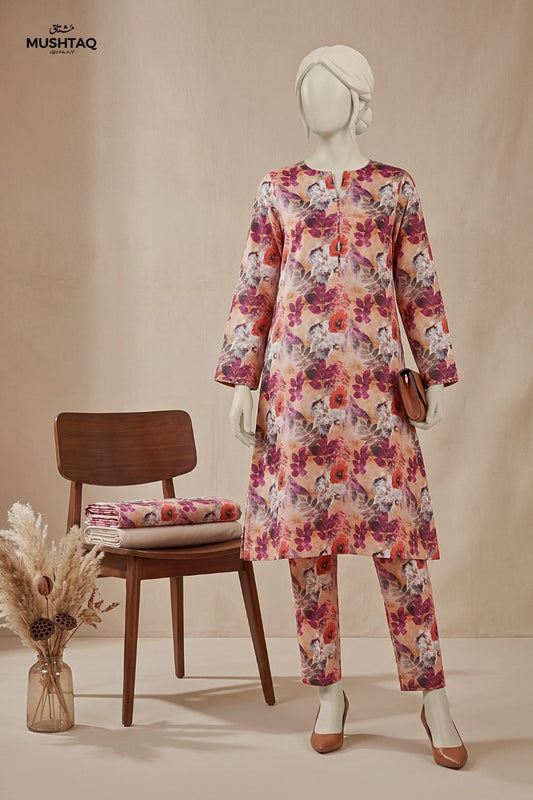 2Pcs Unstitched Printed Noor Lawn Collection Desgin - 6
