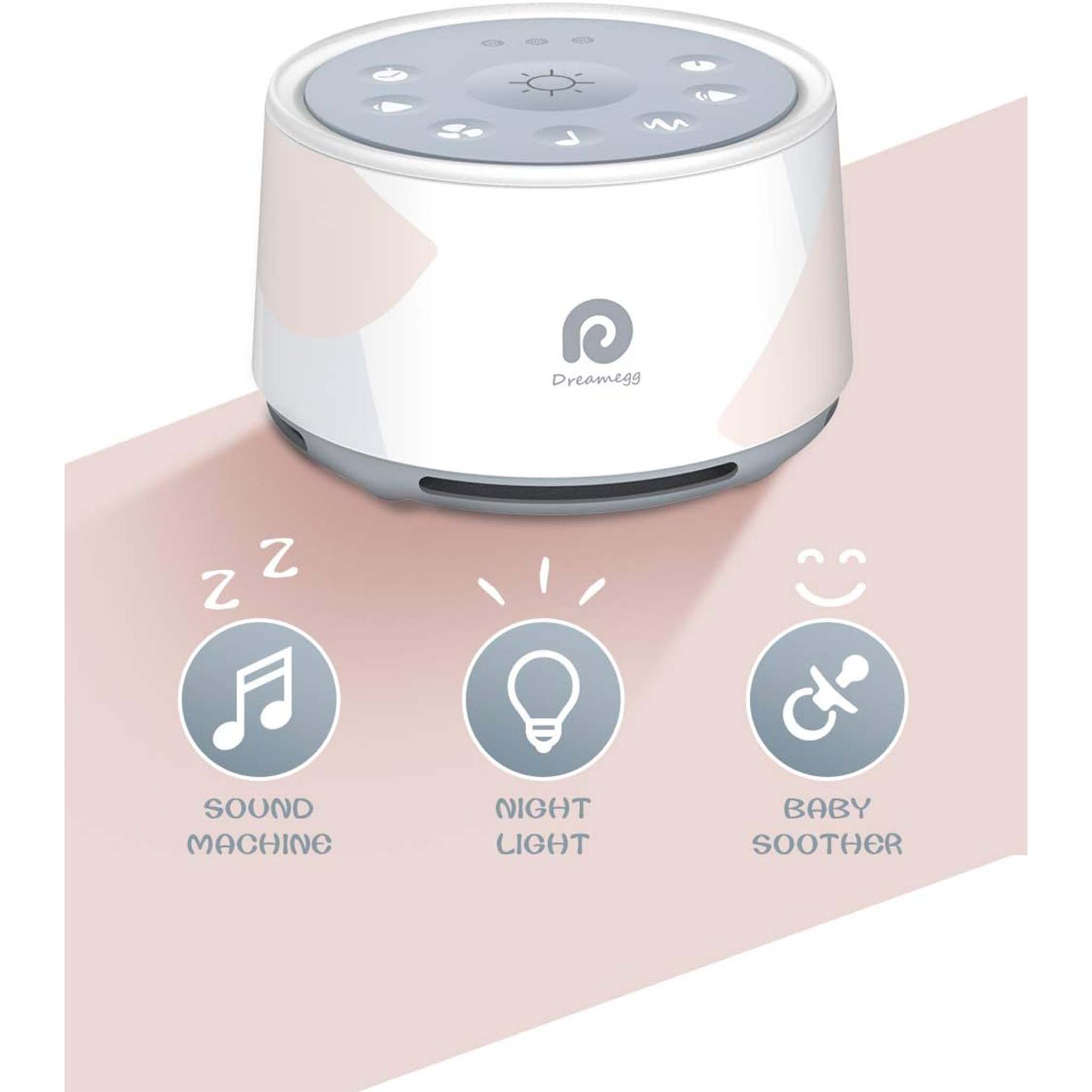 White Noise Machine  Sleep Sound Therapy Device with Relaxing Nature Sounds