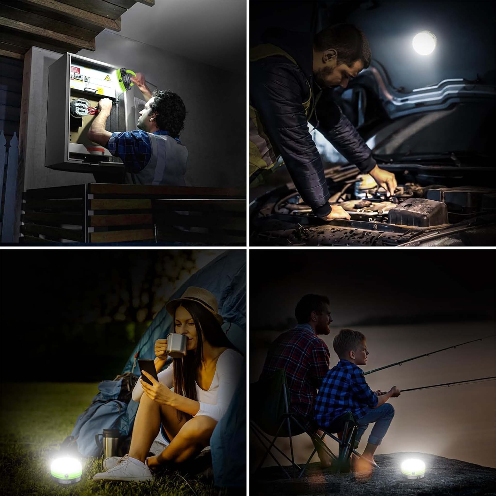 Camping Lantern  Portable LED Light for Outdoor Hiking and Emergency Use