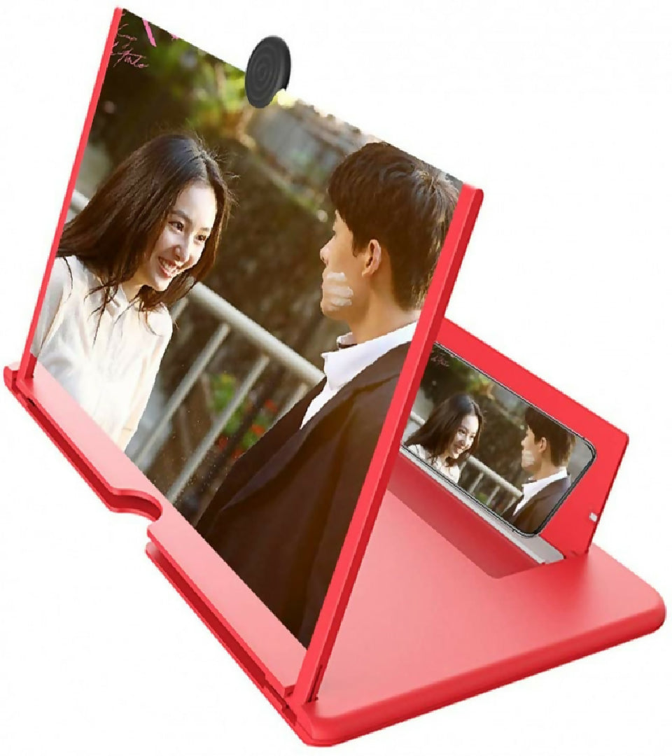 F3 Mobile Screen Magnifier - Enlarged Mobile Screen Amplifier Large Screen Eyes Protection - Size 8 Inch - Random Color