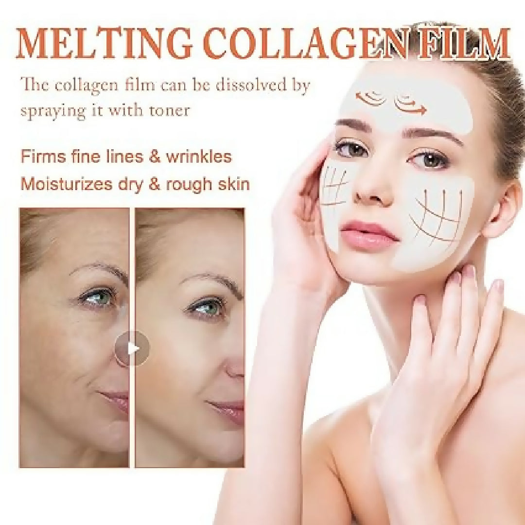 Collagen Dissolving Mask for Korean Glass Skin - Collagen Filler Instant Facial Mask - Without Box