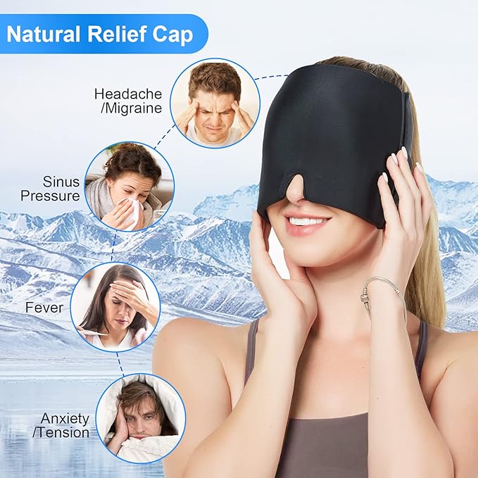 🧊 MigraCool Ice Relief Cap (Free Shipping)