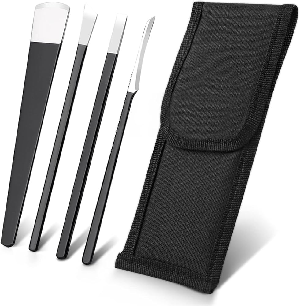 Pedicure Knife Set 4 Pieces Stainless Steel