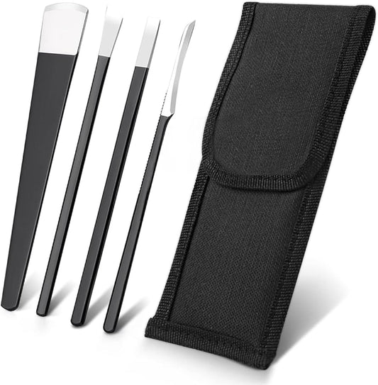 Pedicure Knife Set 4 Pieces Stainless Steel