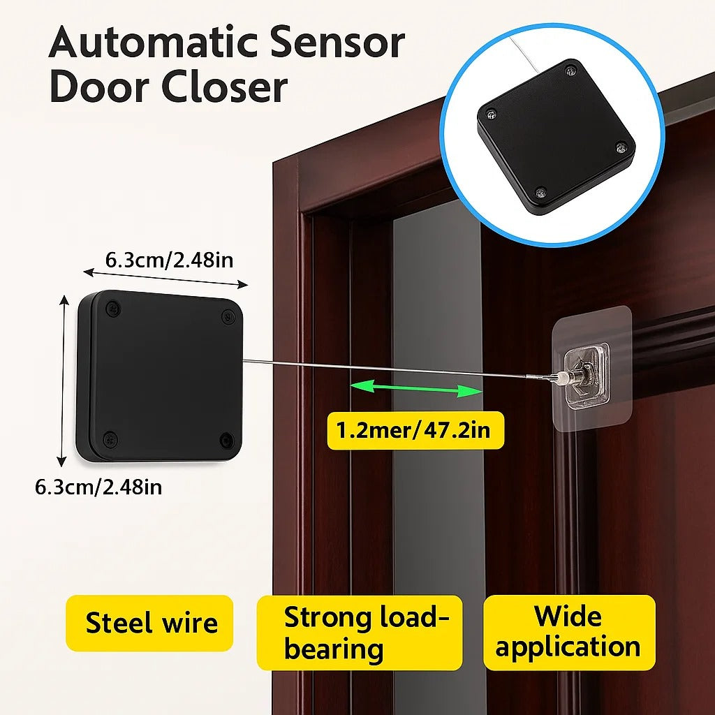 (FREE HOME DELIVERY) Multifunctional Automatic Door Closer