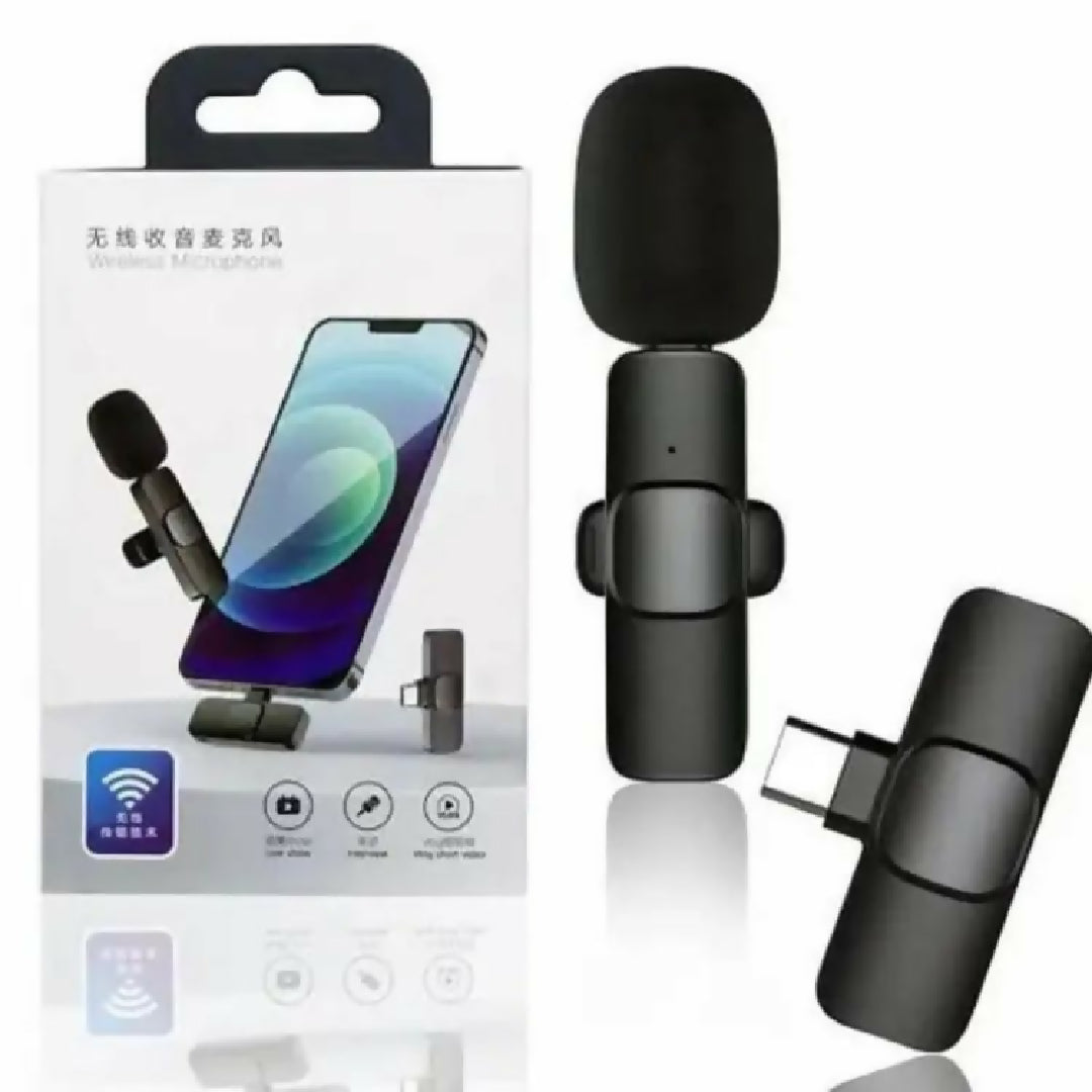 Wireless MIC K8 MICROPHONE Vlogging Mic With Microphone Accessories Video For Type C Android IOS Lightining 3 5mm Jack