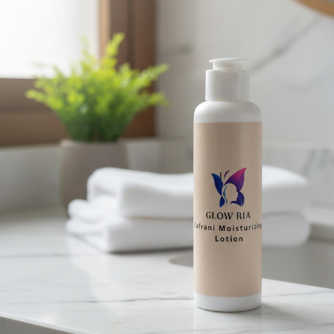 Glow Ria Zafrani Moisturizing Body Lotion - Deep Hydration and Natural Glow - 120ml