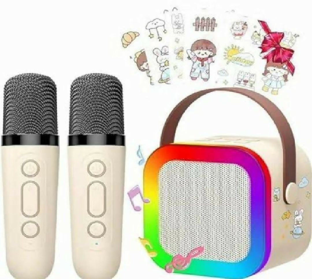 Double MIC WITH SPEAKER K12 Karaoke Machine