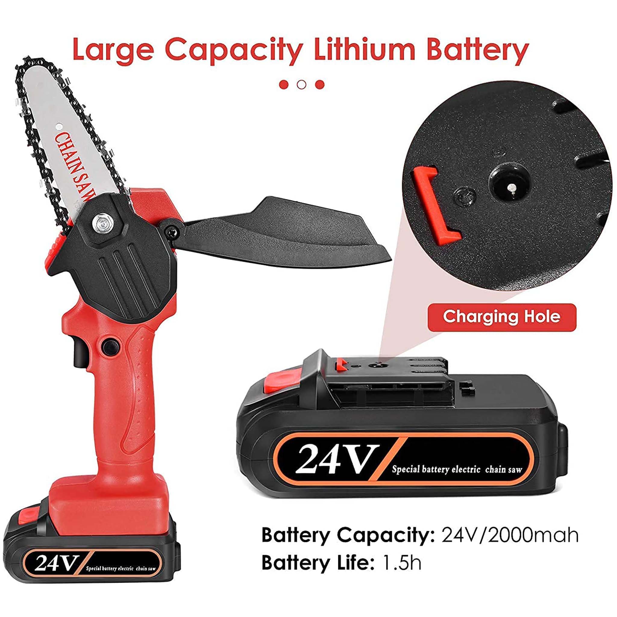 Catlin Mini Chainsaw   Electric Chainsaw for Wood Cutting and Gardening