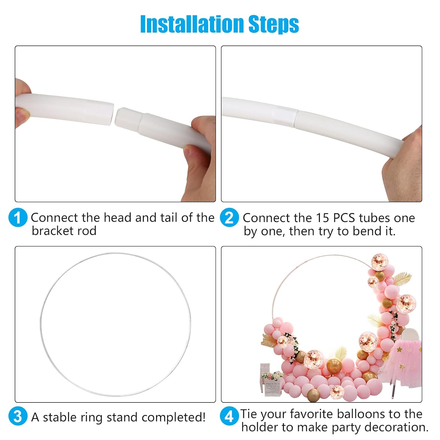 Round Column Balloon Arch