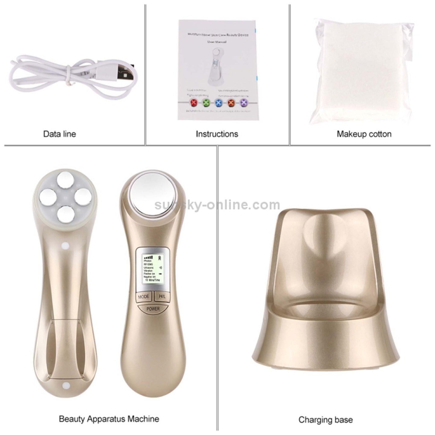 Face Skin EMS Mesotherapy Facial Device for Lifting Tightening and Skin Rejuvenation
