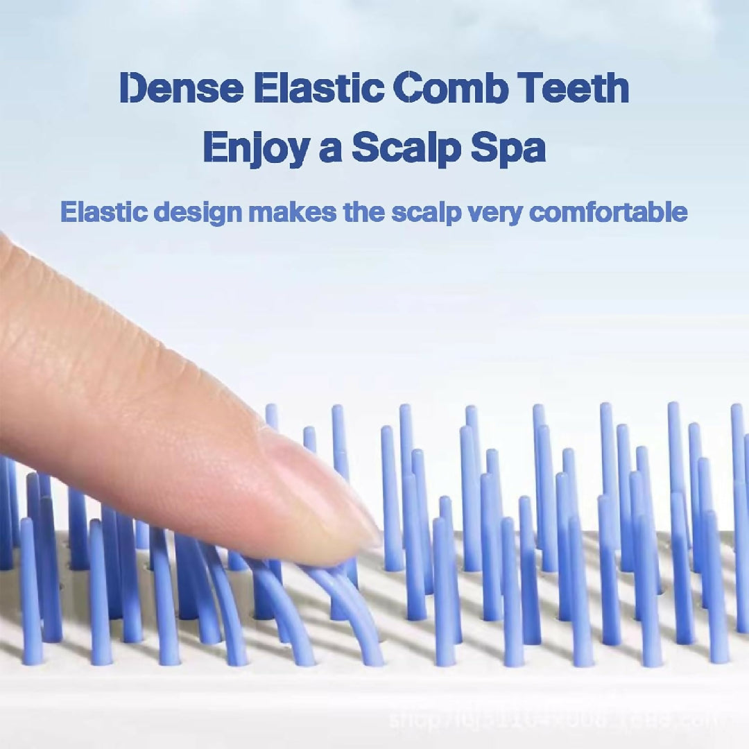 Self Cleaning Magic Hair Brush - One-Click Cleaning Telescopic Hair Comb - Random Color