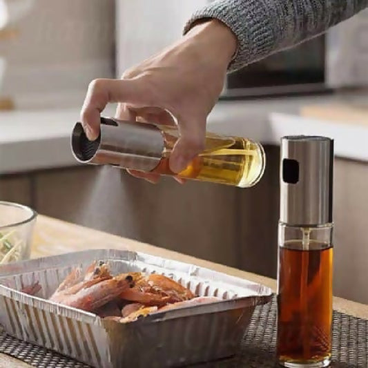 100ML Oil Spray Bottle Pump for Oil Control Kitchen Olive OilS prayer Pot Bottle Dispenser Gadget Cooking Tools For BBQ Baking Frying Salad