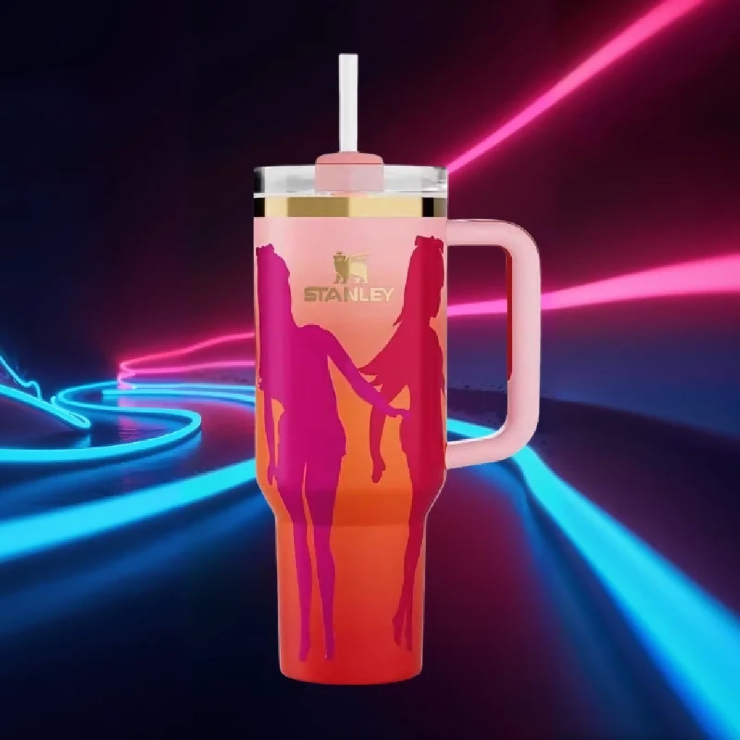 Pink Barbie Stanlay Tumbler H2-0 Tumbler 1-18L Limited Edition Double Wall Vacuum Insulated