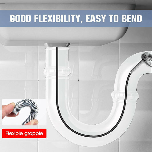 Metal Flexible 60cm Wire Brush Drain Cleaner