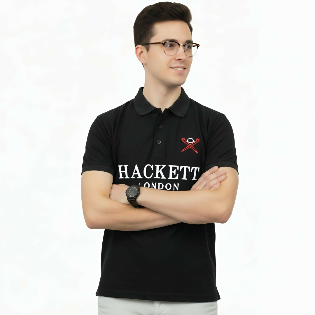 Premium Collar Half Sleeve T Shirt Polyester Cotton Blend