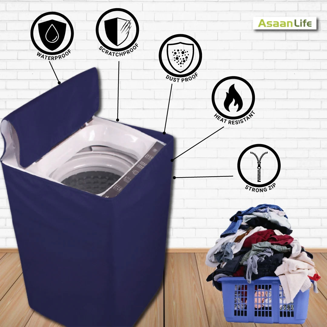 Premium Quality 12 and 15 Kg Washing Machine Cover Waterproof Sunscreen and Dustproof Protector