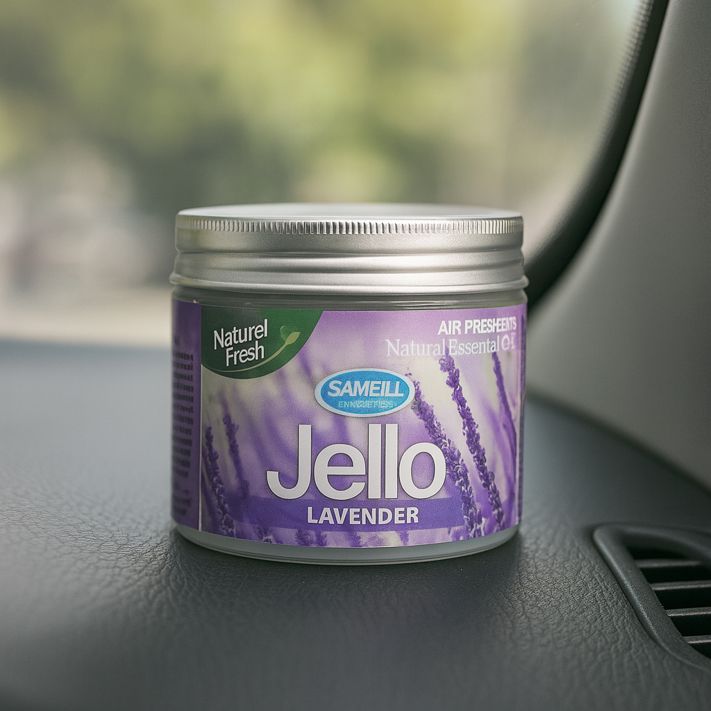 Jello Air Freshener Car and Home Lavender   Long Lasting Gel Air Freshener
