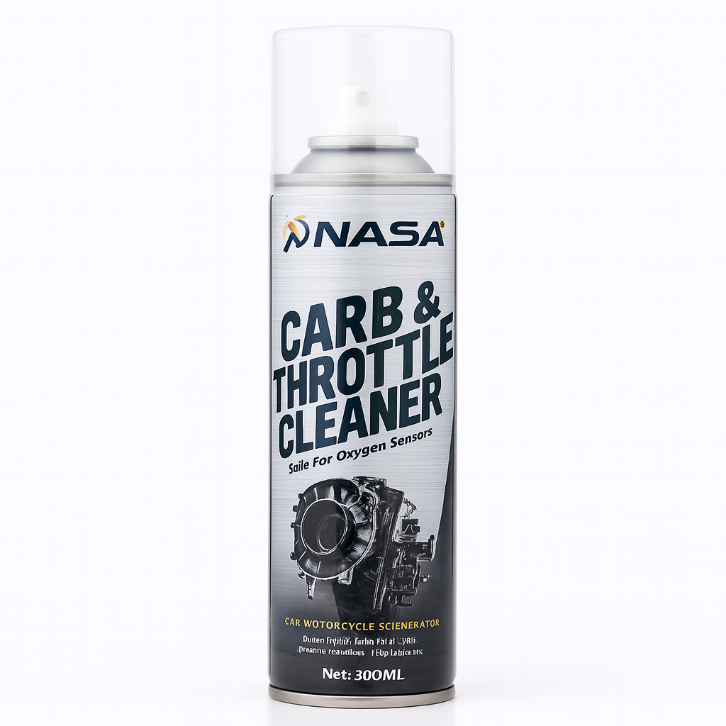 NASA Carb and Throttle Cleaner 300ML  High Performance Engine Spray for Cleaning Carburetors and Throttle Bodies