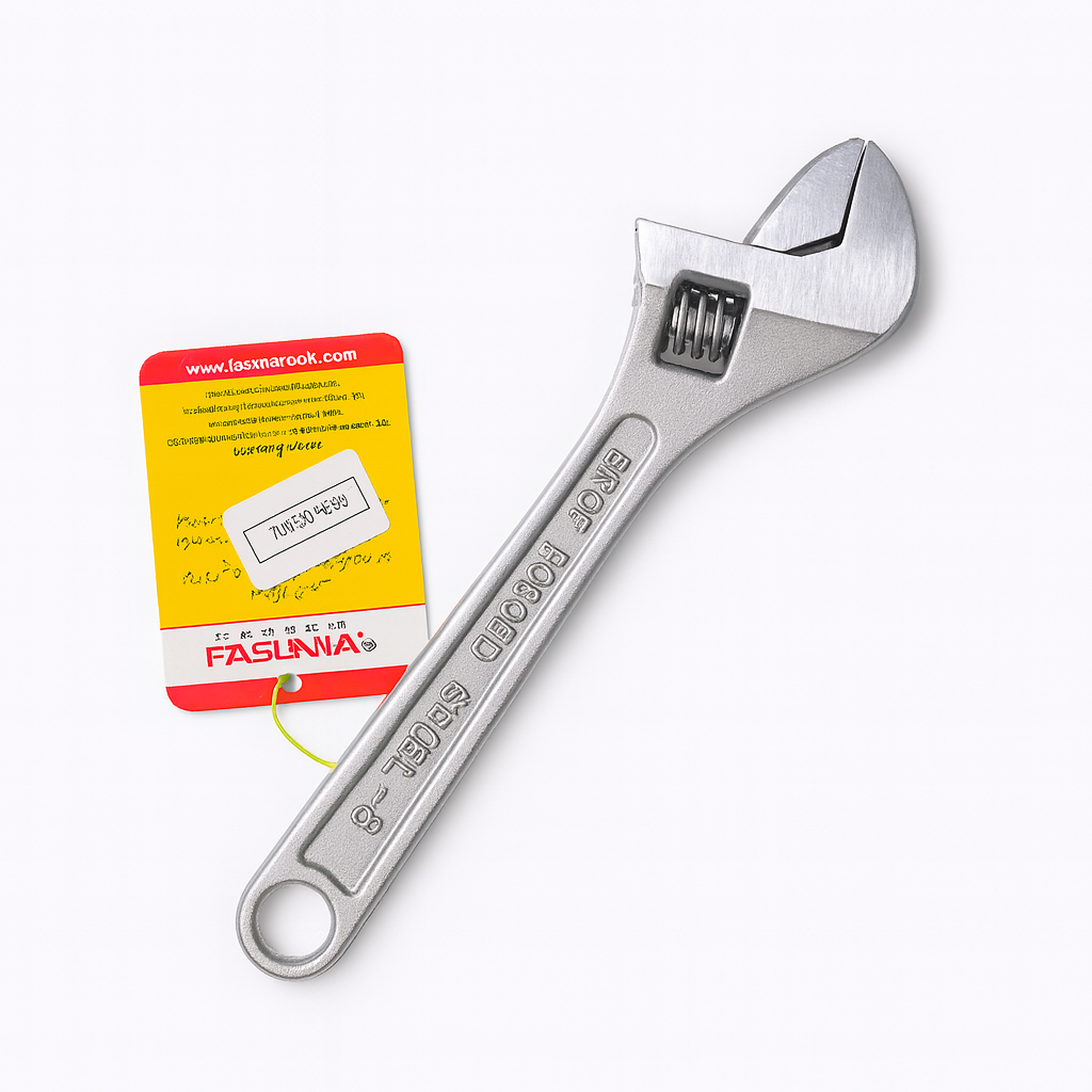 Wrench Screw 8 Inch  Adjustable Steel Spanner for Home Auto and DIY Repair Work