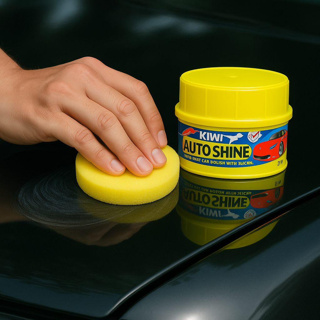 KIWI Auto Shine Auto Wax Car Polish with Silicon 220g