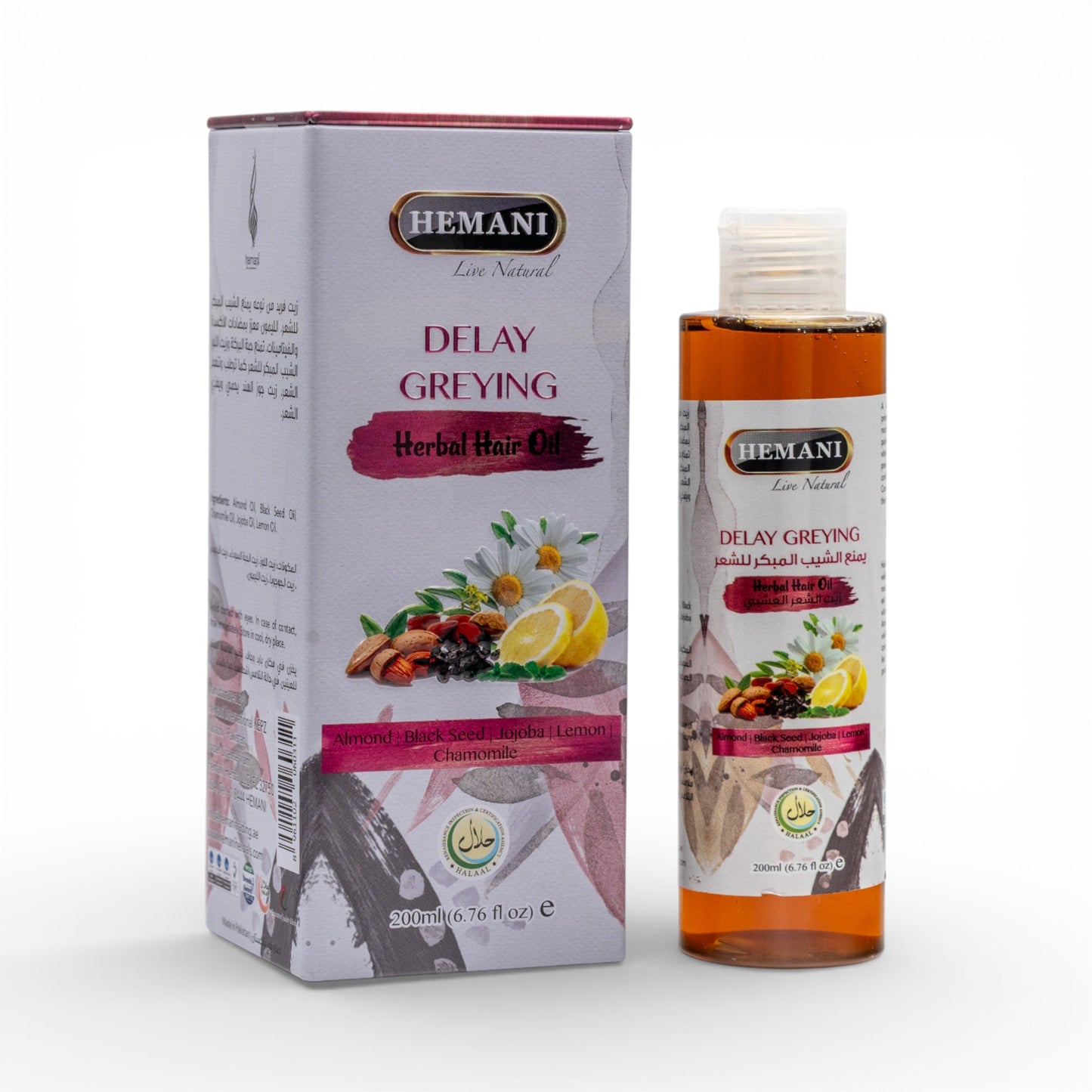 Delay Greying Herbal Hair Oil 200ml