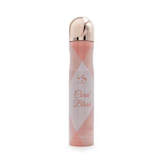 Coral Blush Deodorant Body Spray for Women