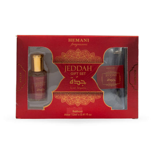 Jeddah Gift Set 2in1 - Attar & Bakhoor