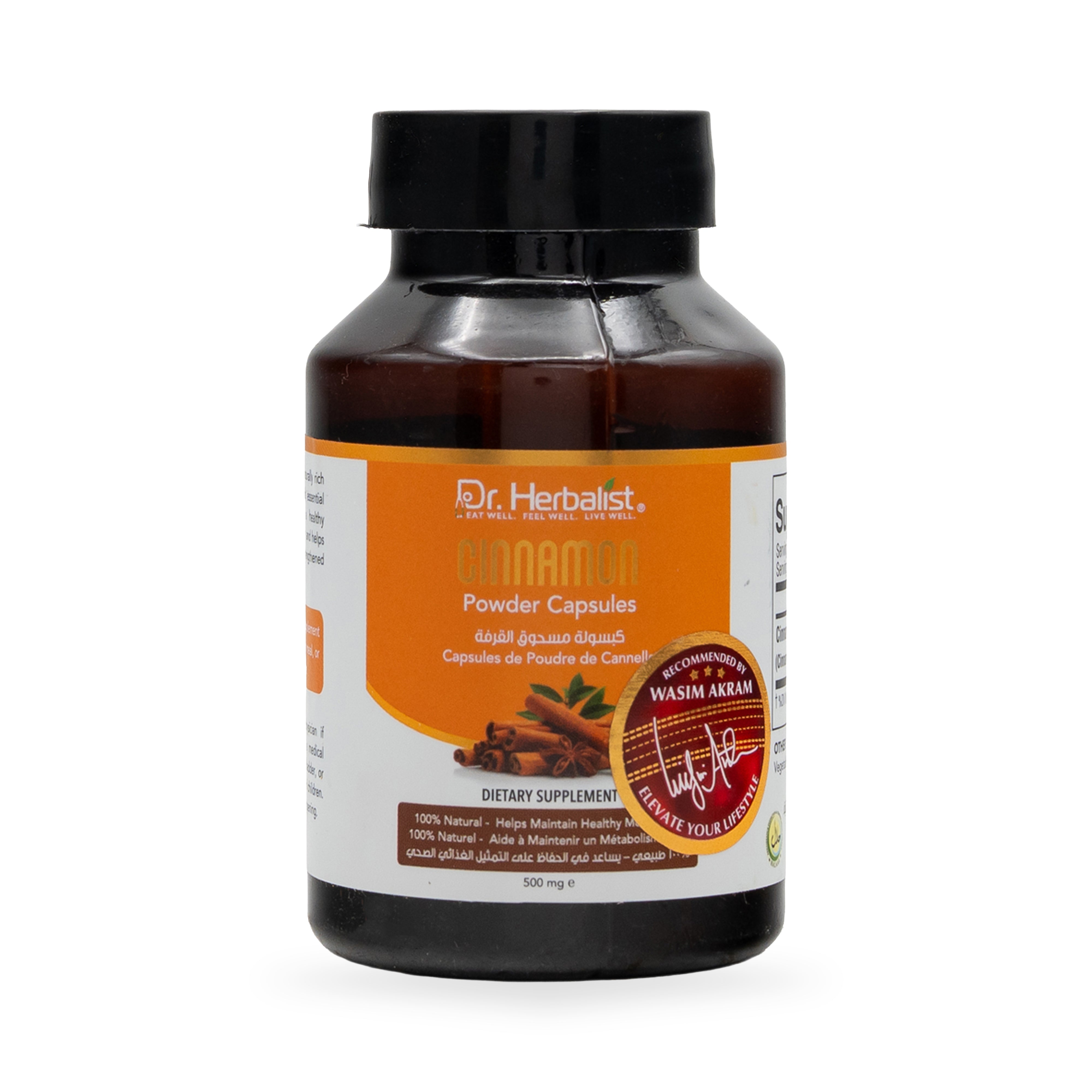 Dr. Herbalist Cinnamon Powder Capsules 350mg