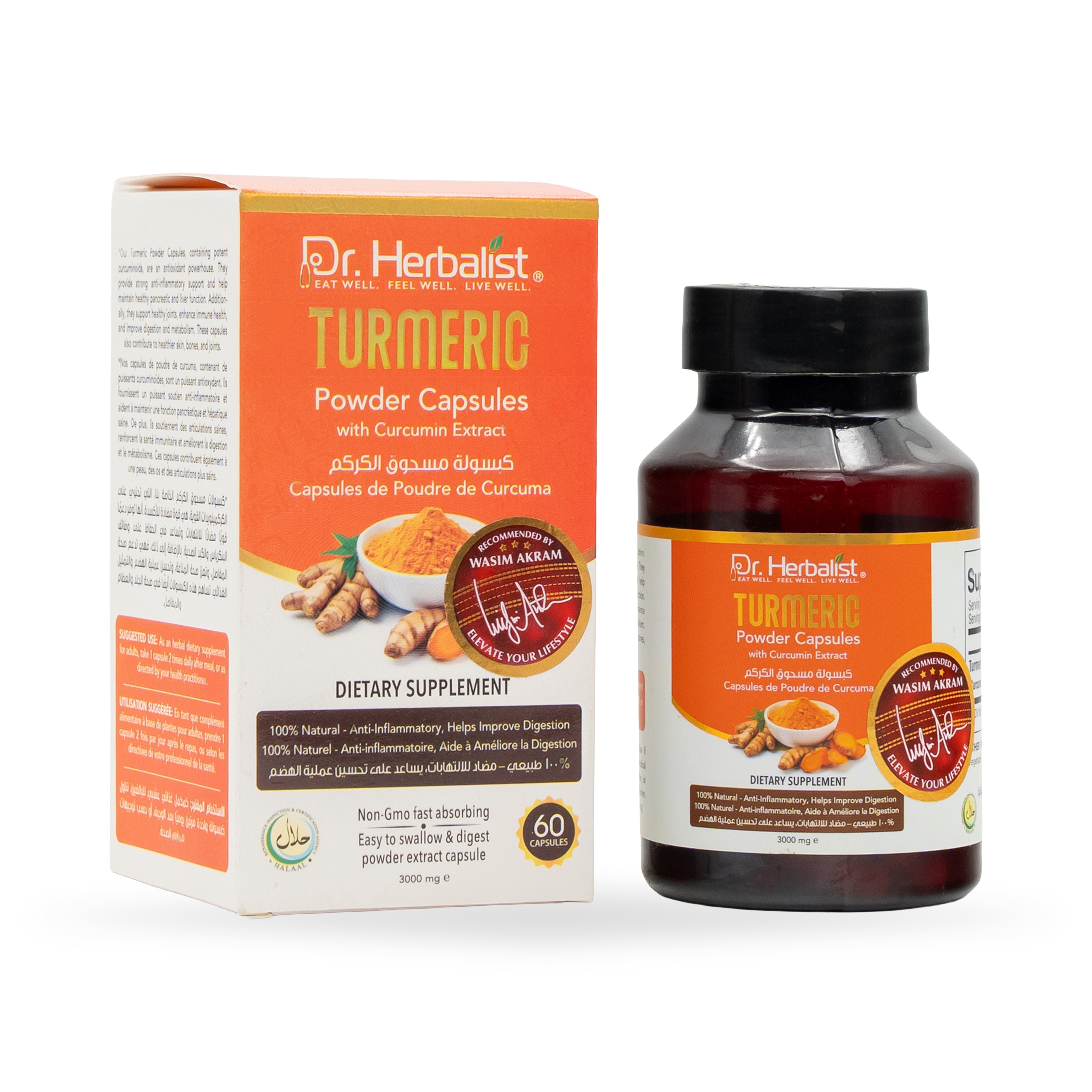 Dr. Herbalist Turmeric Powder Capsule
