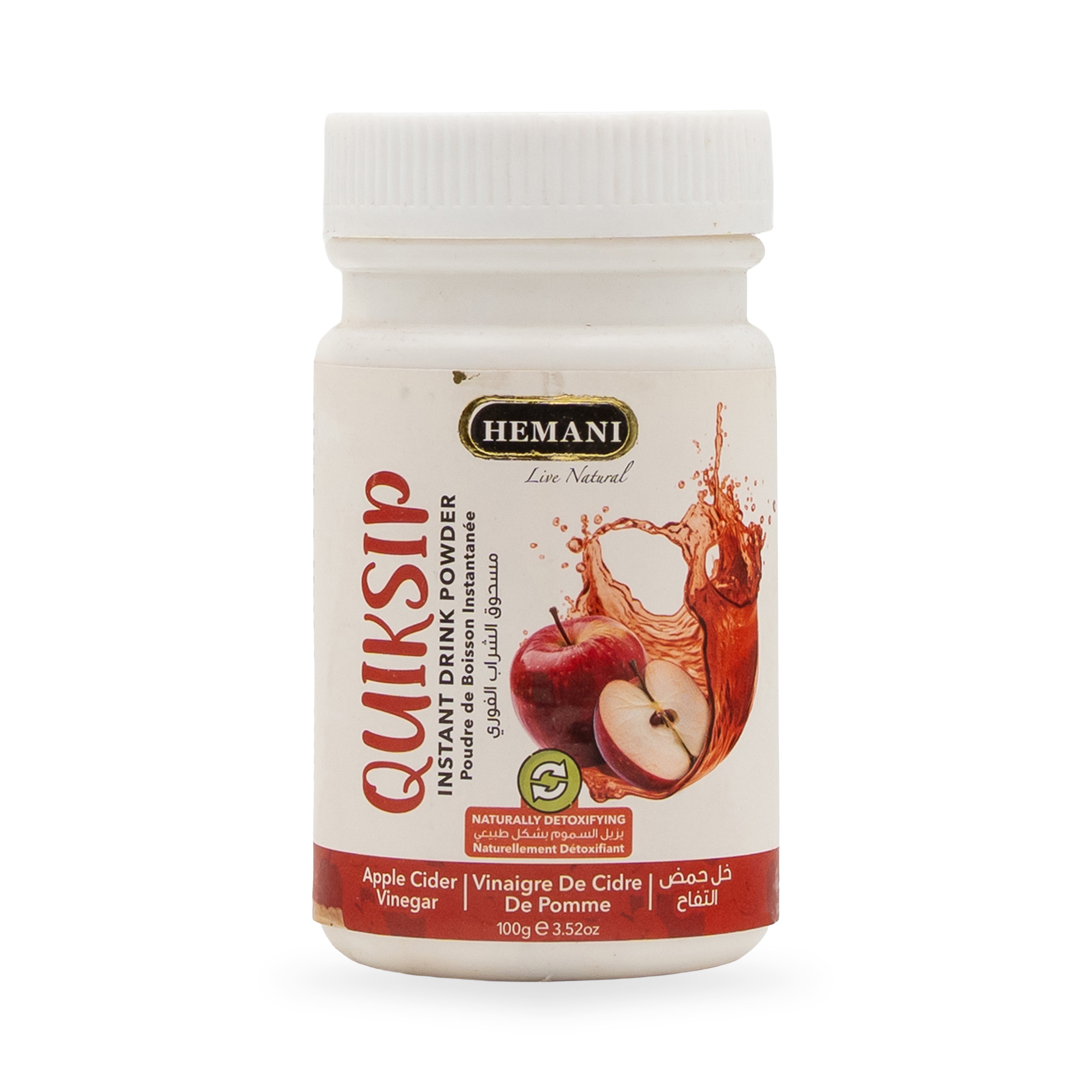 Dr. Herbalist Quiksip Instant Drink Powder 100gm – Apple Cider Vinegar