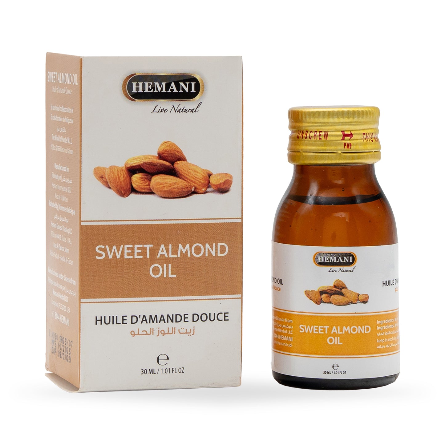Herbal Oil 30ml - Sweet Almond