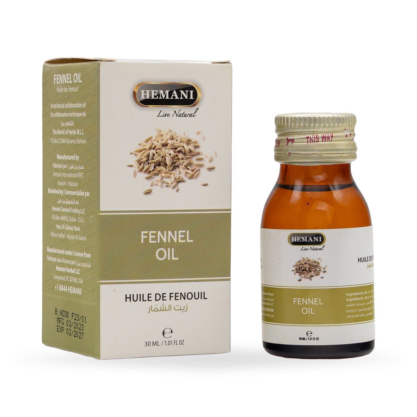 Herbal Oil 30ml - Fennel