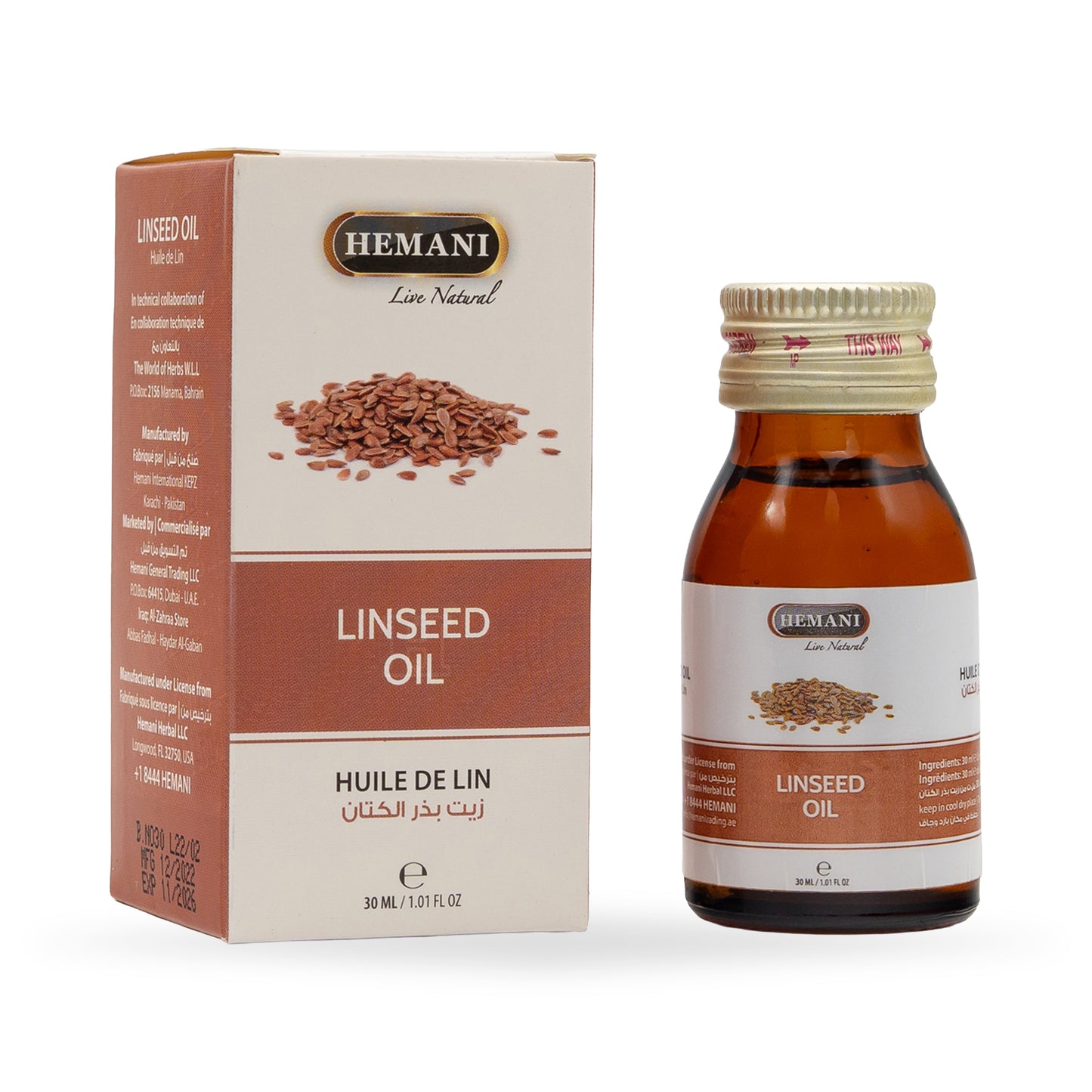 Herbal Oil 30ml - Linseed