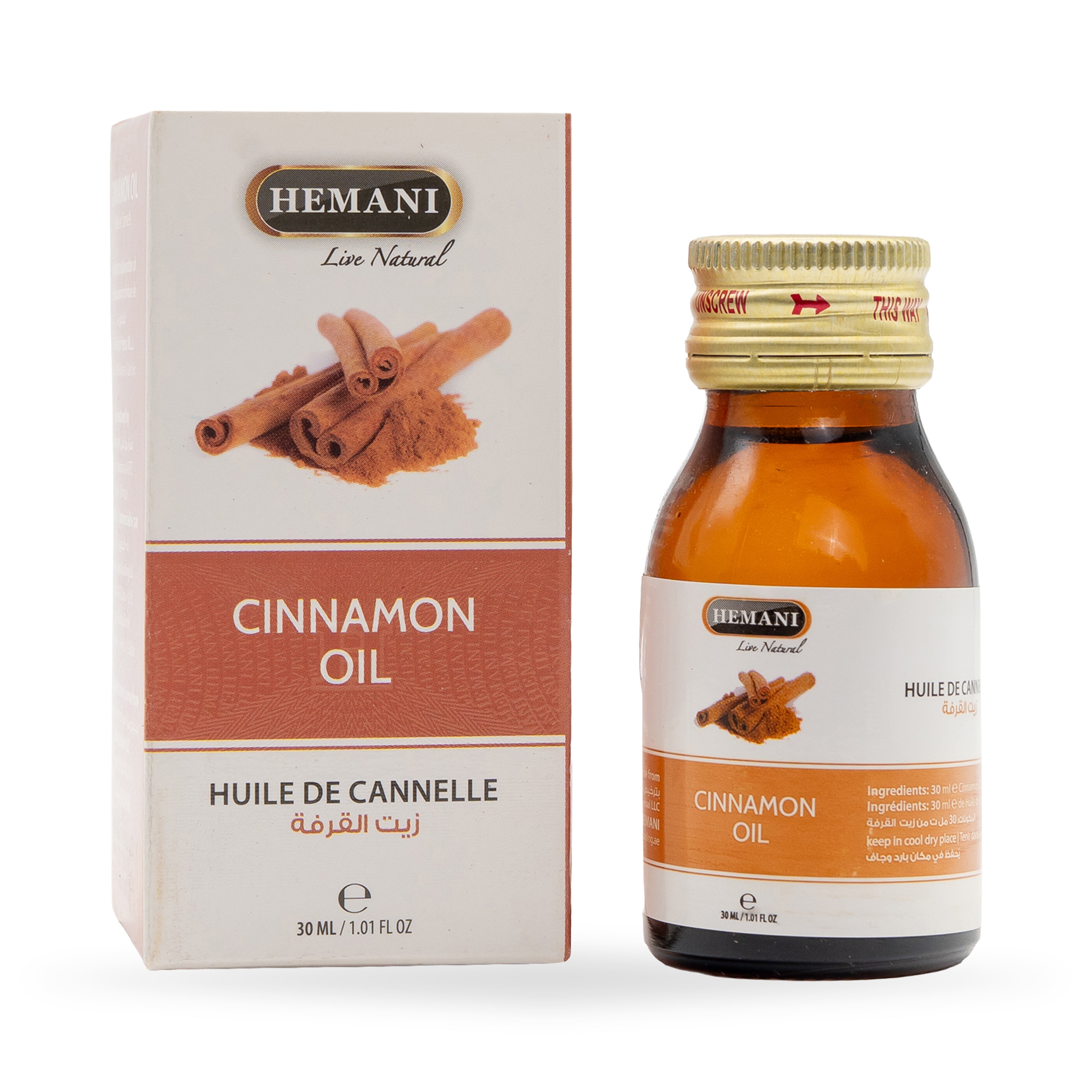 Herbal Oil 30ml - Cinnamon