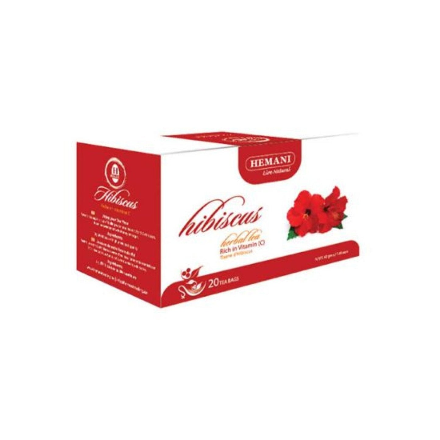 Hibiscus Herbal Tea - 20 Tea Bags