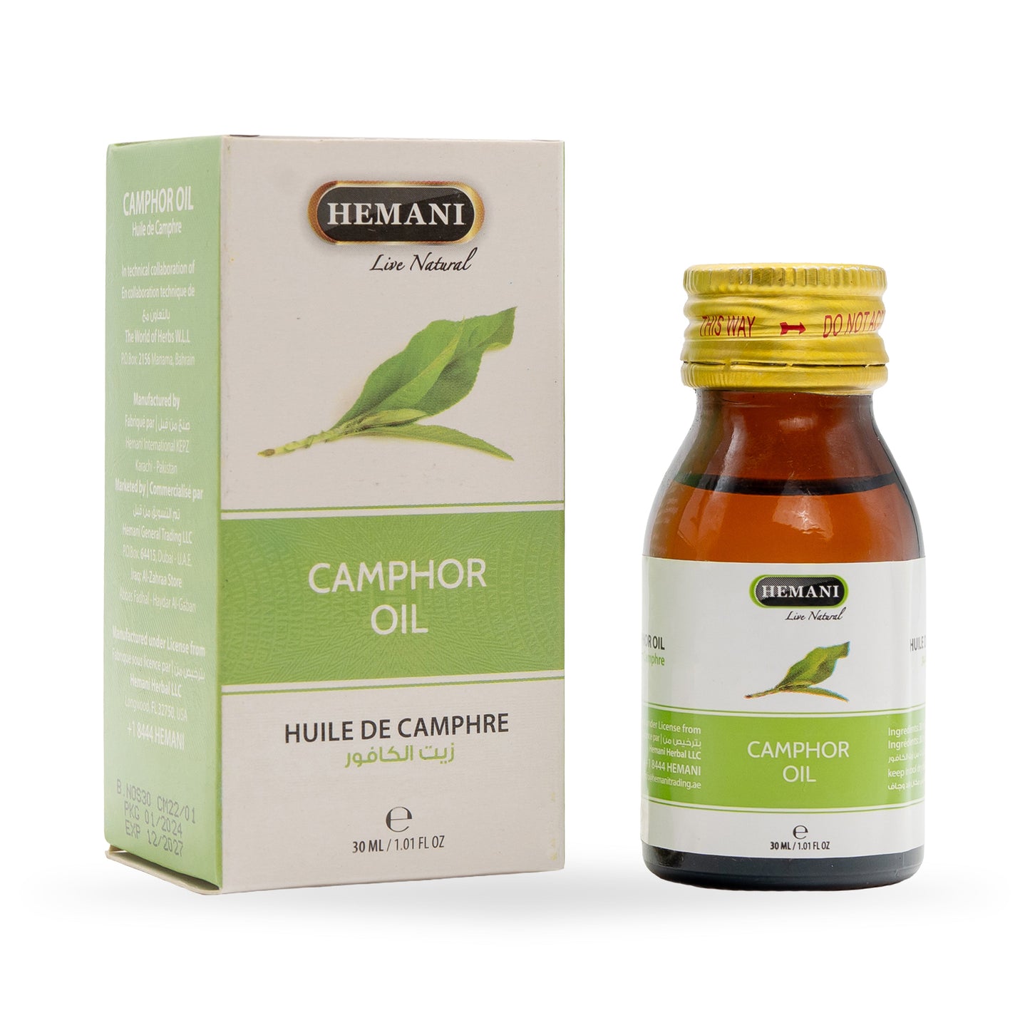 Herbal Oil 30ml - Camphor