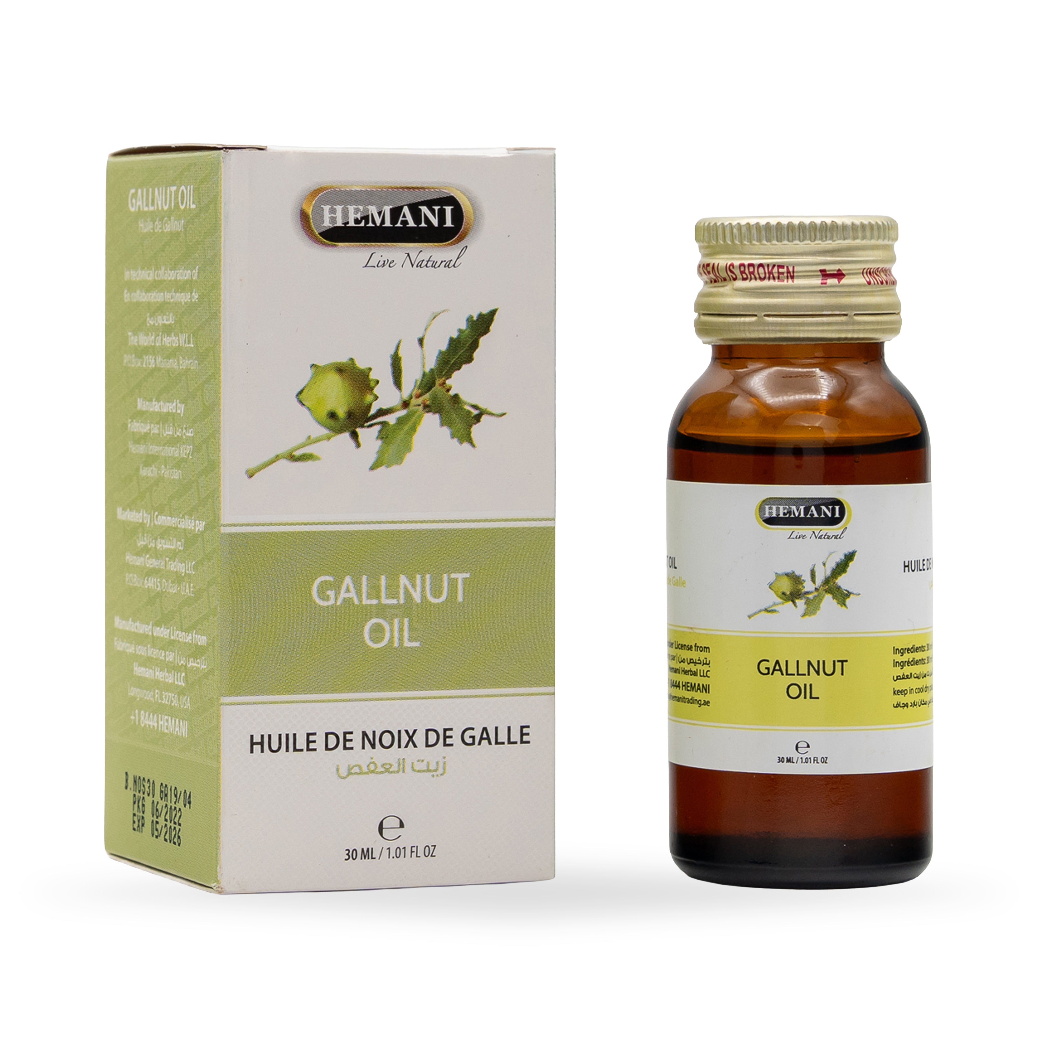 Herbal Oil 30ml - Gallnut