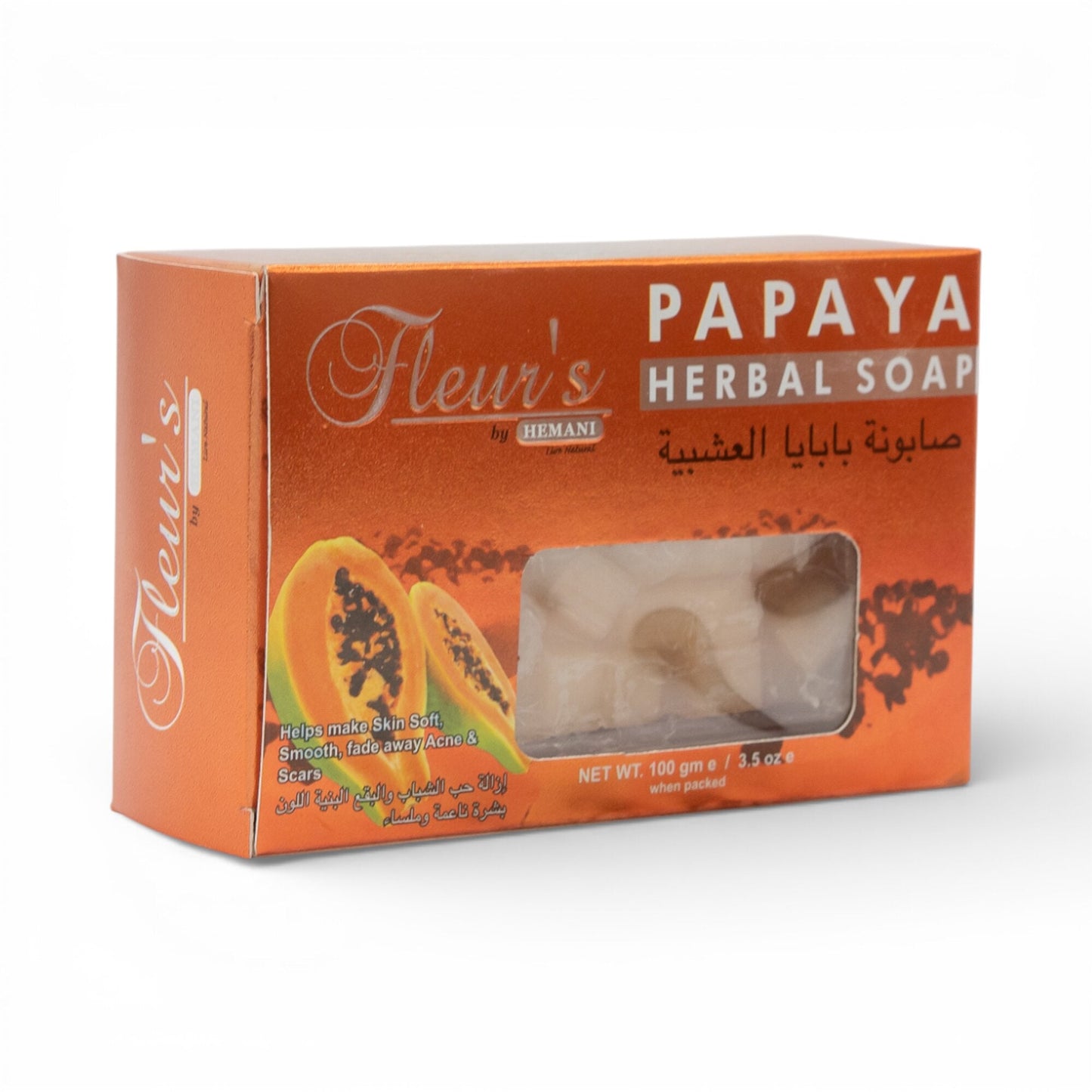Fleurs Transparent Soap - Papaya