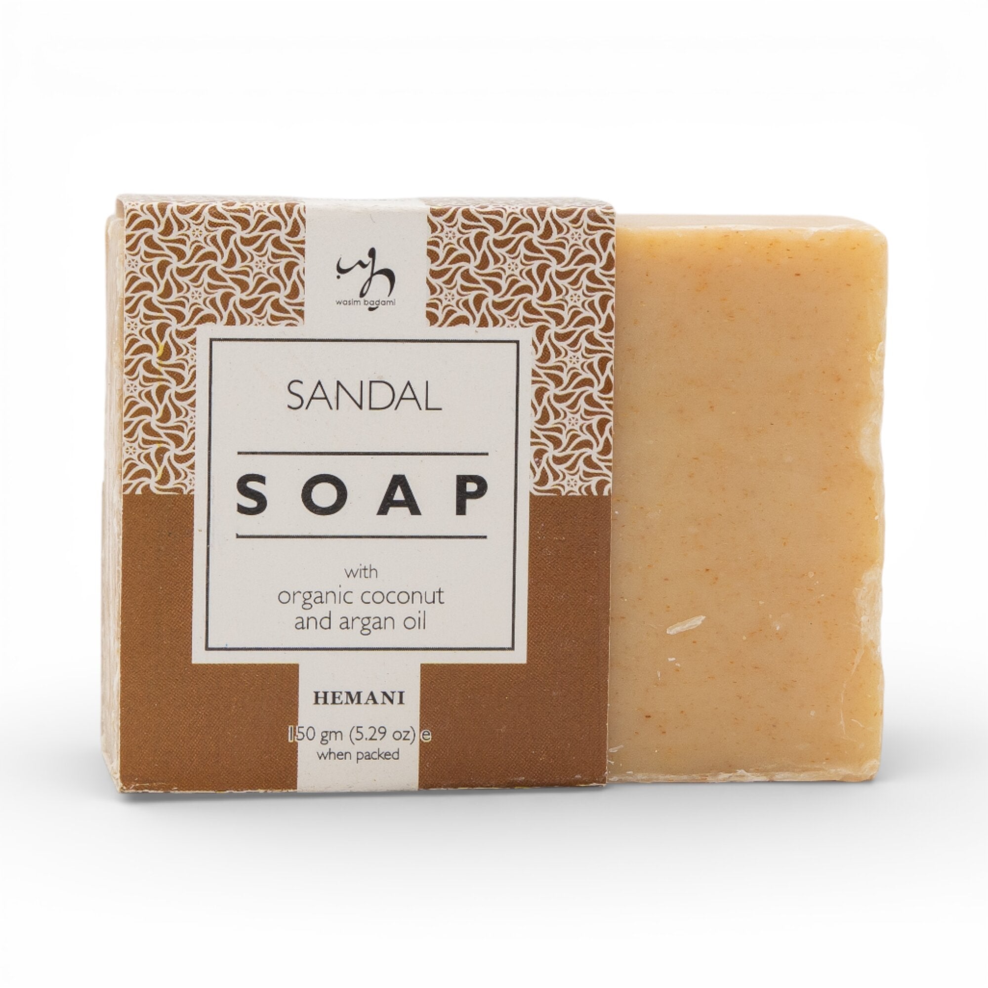 Soap with Organic Argan & Coconut Oil - Sandal