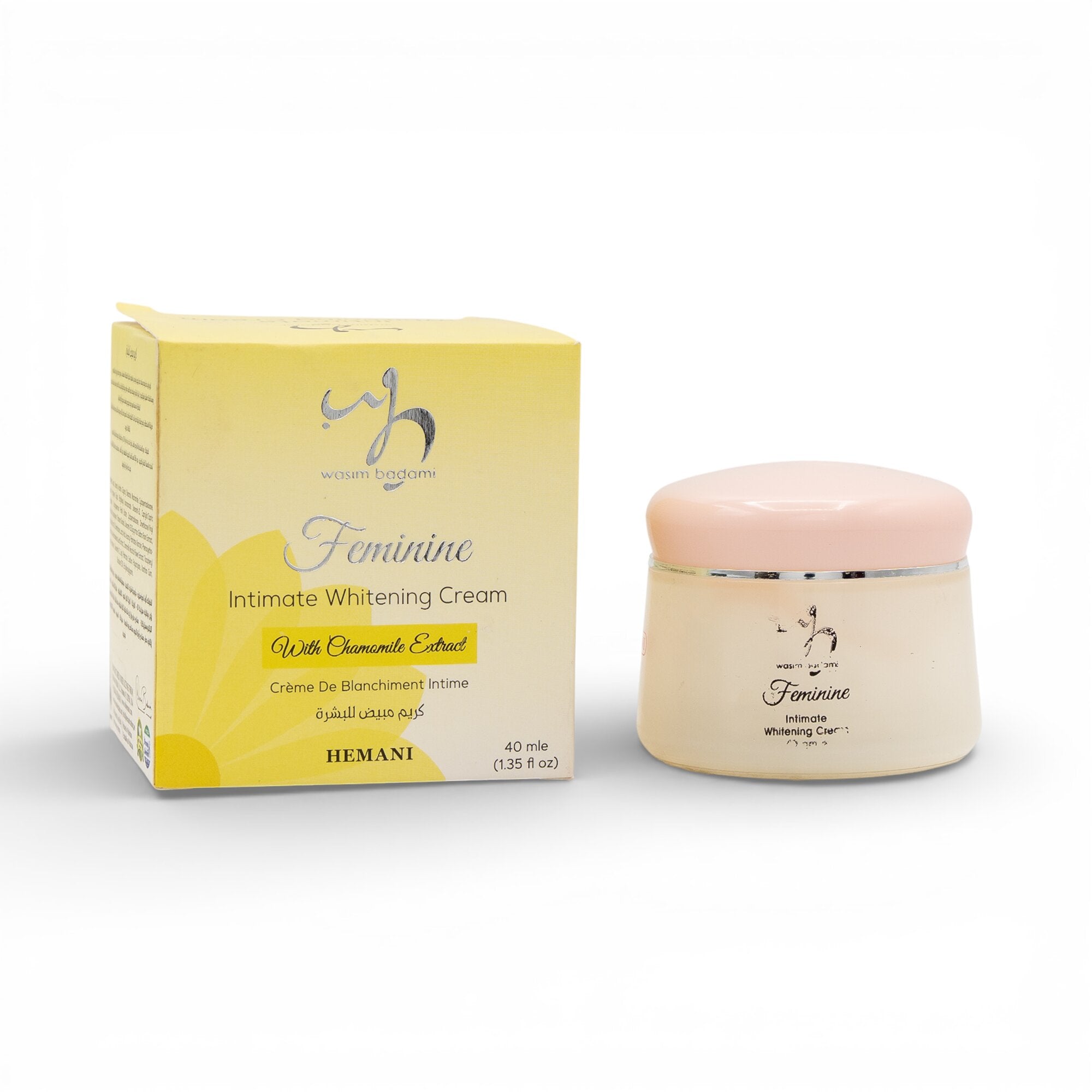 Feminine Intimate Whitening Cream Jar
