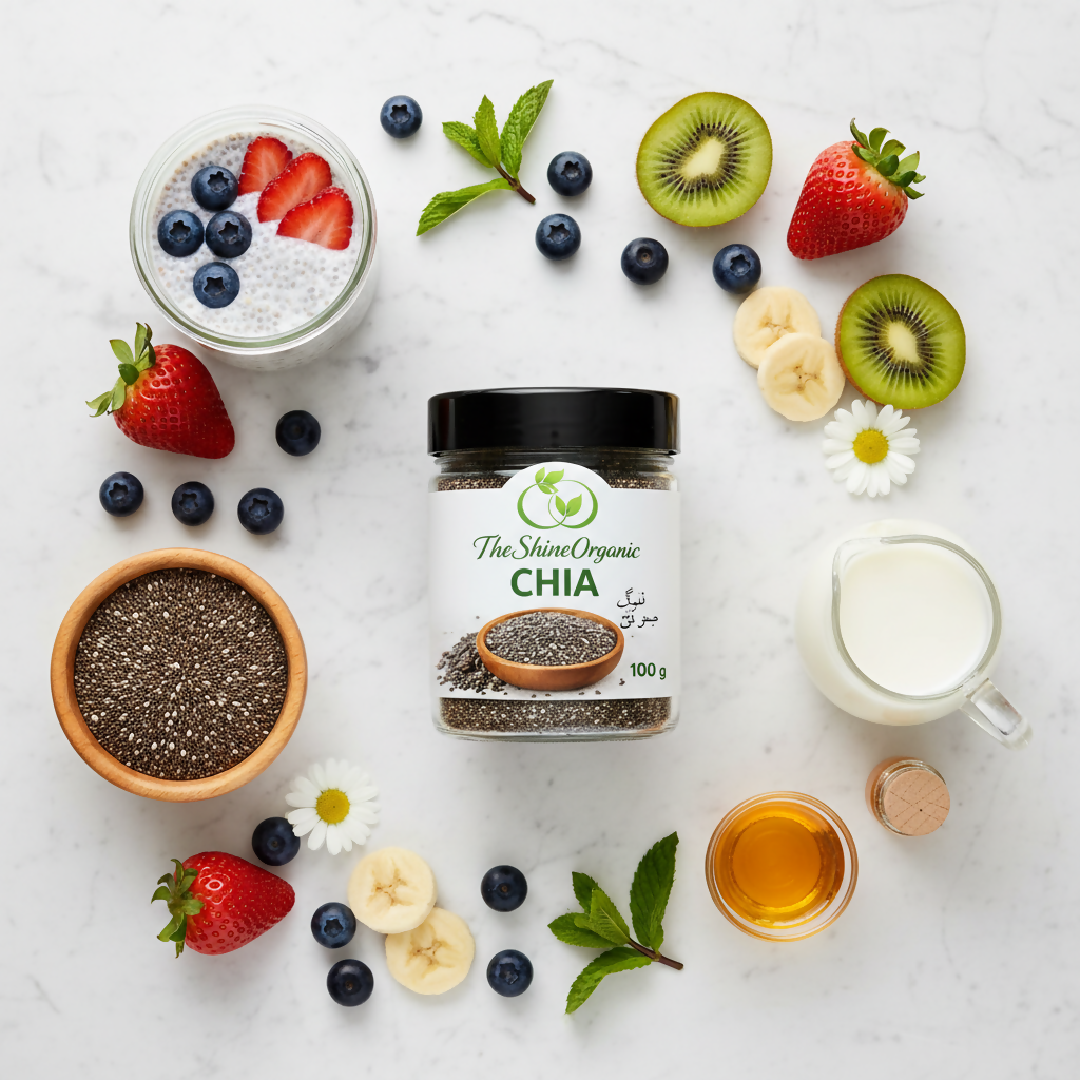 Chia Seeds 100 Gram Organic And Natural Superfood Seeds