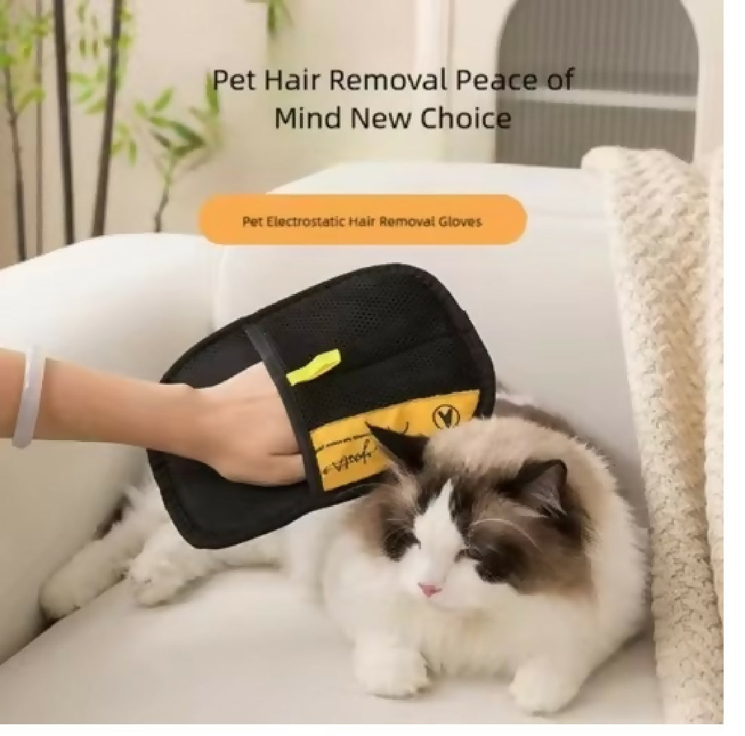 Reusable Pet Hair Removal Glove for Cats Dogs