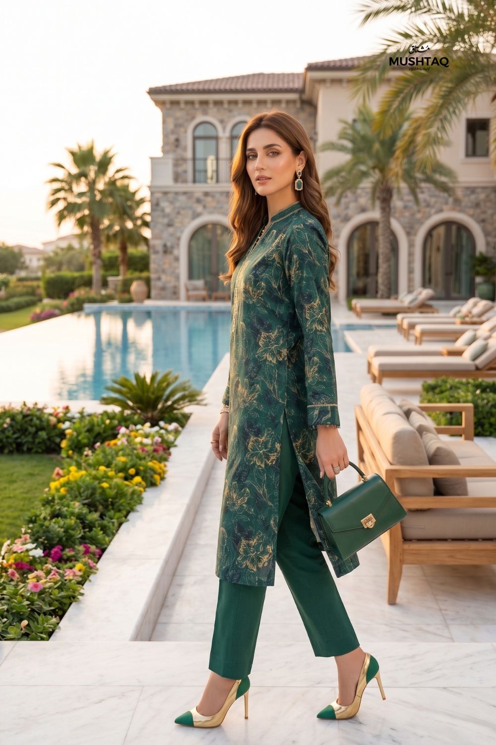 2Pcs Unstitched Printed Inaya Lawn Collection Desgin - 3